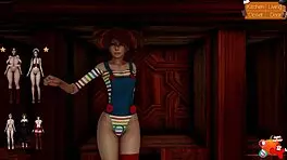 Watch teen rip clothes in Halloween cosplay for blowjob and creampie!