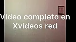 Wife touches herself with vibrator, showing big tits and ass