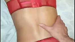 Brazilian wife gives doggy to husband's friend and takes cum.