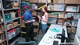 Lp Officer Boldly Plows Ornella Morgan's Stretched Twat In Doggy