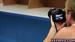 yo, teen sluts bang lucky guy in public laundry, no shame