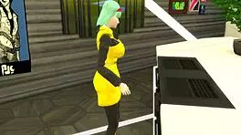 Bulma Mother-In-Law Finds Stepson Masturbating And Teaches Him Sex