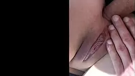 uber driver fucks teen ass in public car pov