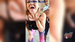 outdoor blowjob with devan behind the scenes!