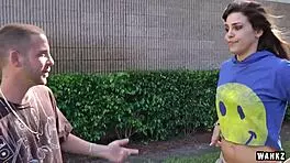 izy bella blu can't get enough of her thongs in this rough scene