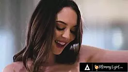 hot milf catches stepdaughter masturbating 😏