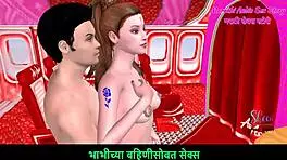 check out this 3d cartoon couple foreplaying 😍