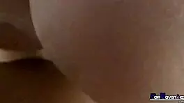 Petite Spanish novice with big tits caught reading then blowjob and cumshot with Victor Bloom