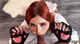 Anthropomorphic Doggy Deep Sucks And Passionate Fucks