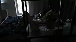 Intense Doggy Style Sex On The Bed With Cute Teen