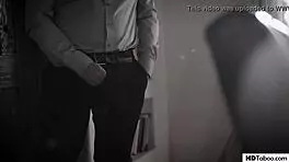 This creepy counselor tricks and SCREWS a young 18+ babe Jill Kassidy in a twisted session.