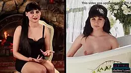 Me and hot MILFs Rivi Madison, Kimberly Kisselovich strip for Playboy... oops!