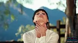 Me and hot MILFs Rivi Madison, Kimberly Kisselovich strip for Playboy... oops!