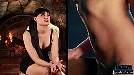 Me and hot MILFs Rivi Madison, Kimberly Kisselovich strip for Playboy... oops!