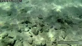 Public Exhibitionist German Teen 18+ VeronikaVonk Shows Big Boobs by Sea!