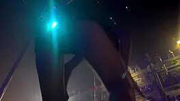 i got this wet pussy fisted and assfucked with a buttplug in the glory hole