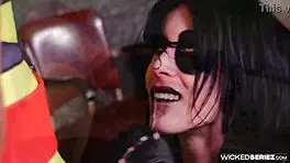 Wolverine XXX Parody: Aiden Ashley Rides in Scene 1