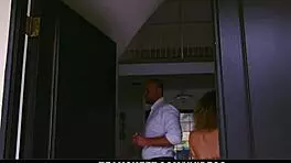 Skinny Cutie Allie Addison Does Anything For Her Boss's Big Cock!