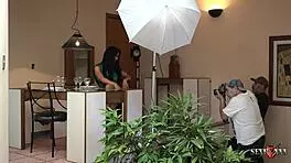 Brazilian Goddess Shayenne Samara Dominates the Backstage Scene