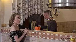 Daddy4k Old Man Enjoys Jessi's Tight Shaved Pussy