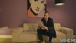 legal age teen licks cock then gets pounded in tight pussy roughly