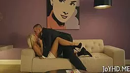 legal age teen licks cock then gets pounded in tight pussy roughly