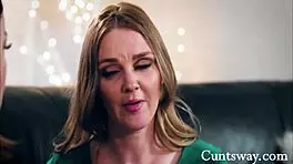 an affair turns lesbian with pussy licking and tribbing