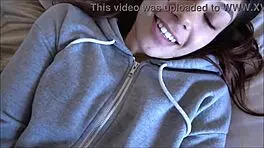 tiny teen 18+ girlfriend xxlayna marie bangs before gym with alex adams