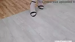 Serina gomez enjoys double penetration with three black guys