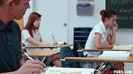 Izzy Bell Gets A Detention Dickdown With Riding, Titty Fuck, And Doggystyle On Monster Cock