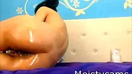 i watched this sexy creamy pussy latina teen masturbating on webcam solo