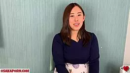 Chubby Japanese Amateur Gives First Blowjob And Titjob!