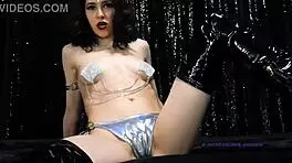 Sin for Me, Goddess Rebecca Diamante in Shiny Bikini!