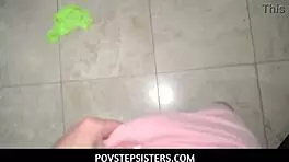 petite 18+ blonde teen 18+ stepsister with big tits alicia williams gets fucked pov