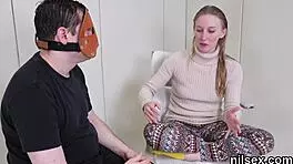 Spicy Teen 18+ Taken to Anus Asylum for Painful Ass Licking!