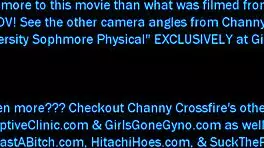Channy Crossfire Feels Humiliated During Sophomore Gyno Exam With Nurse Stach Shepard