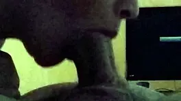 Japanese teen sucks brother's dick and swallows