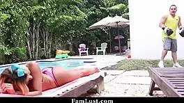 Teen Step-Sister Craves Her Brother's Hard Cock