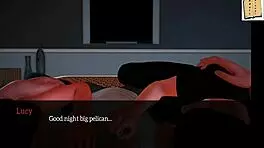 in my new family 181, the redhead teen 18+ plays games and has erotic sex with big tits