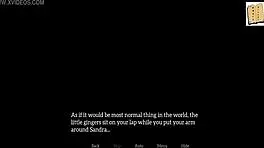 in my new family 181, the redhead teen 18+ plays games and has erotic sex with big tits