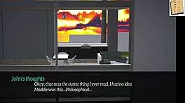 in my new family 181, the redhead teen 18+ plays games and has erotic sex with big tits