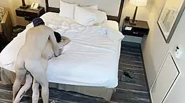 i see the petite woman gettin fucked doggystyle, so rough