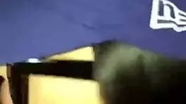 Teen gives detailed blowjob to black cock ending in cumshot