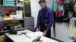 teen thief chanel camryn fucked by security guard justin magnum in pov