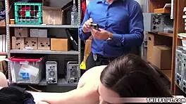 Hot Skinny Shoplifter Gets FUCKED