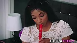 little ebony musician why play that cock so hard