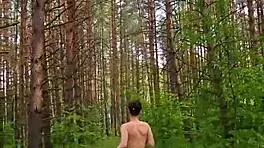 Perfect Body Girl Gets Anal Creampie and Cum on Ass in Public Outdoor Doggy POV