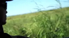 Submissive teen hardfucked in dom's van by master rough domination