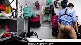 Teen Claims Shes Innocent, But Shopliftersex Shows Her Big Ass Getting Nailed