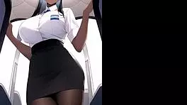 Flight Attendant AI Hentai Compilation in Stunning 3D Action